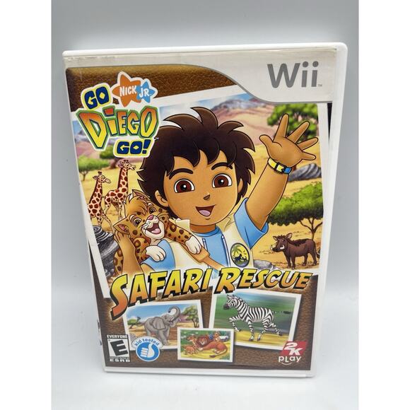 Nintendo Wii Go Diego Go Safari Rescue Tested - Picture 1 of 6